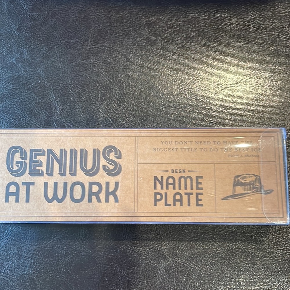 Fun Desk Nameplate NIB - Picture 2 of 2